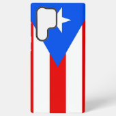 Samsung Galaxy S22 Ultra Hoesje Puerto Rico vlag (Achterkant)