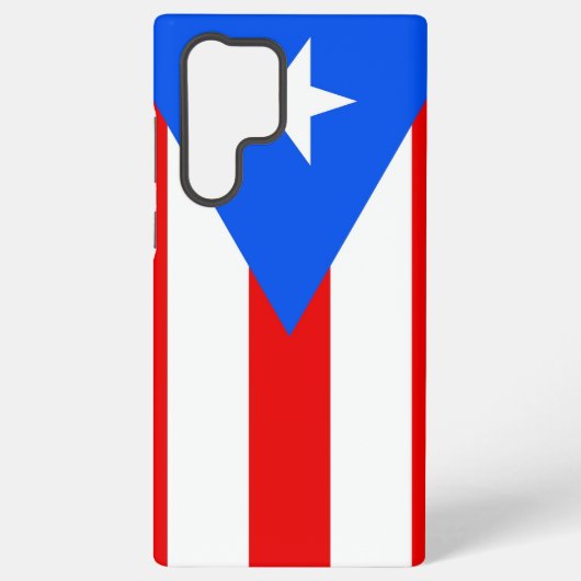 Samsung Galaxy S22 Ultra Hoesje Puerto Rico vlag (Achterkant)
