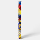 Samsung Galaxy S22 Ultra Hoesje Roemeense kleuren (Linkerkant)