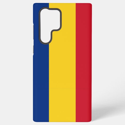 Samsung Galaxy S22 Ultra Hoesje Roemenië vlag (Achterkant)