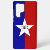 Samsung Galaxy S22 Ultra Hoesje San Antonio vlag (Achterkant)