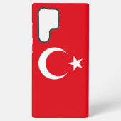 Samsung Galaxy S22 Ultra Hoesje Turkije vlag (Achterkant)