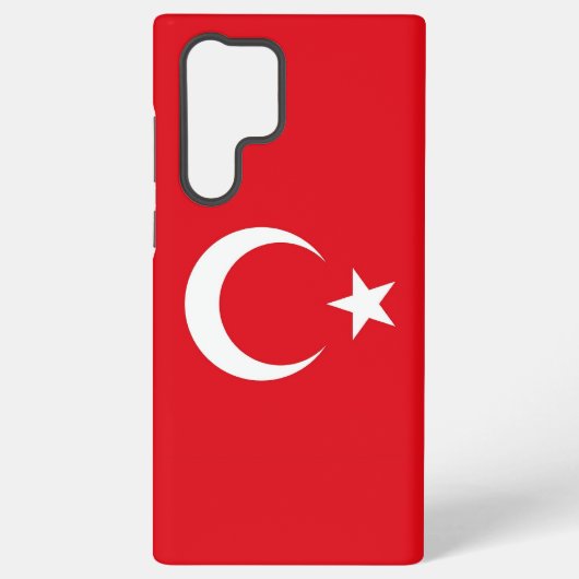 Samsung Galaxy S22 Ultra Hoesje Turkije vlag (Achterkant)