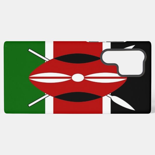 Samsung Galaxy S22 Ultra Hoesje van Kenia (Achterkant horizontaal)