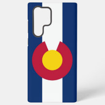 Samsung Galaxy S22 Ultra Hoesje Vlag van Colorado