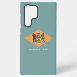 Samsung Galaxy S22 Ultra Hoesje Vlag van Delaware