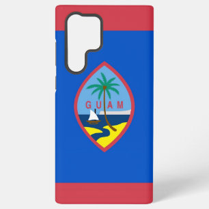 Samsung Galaxy S22 Ultra Hoesje Vlag van Guam