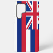 Samsung Galaxy S22 Ultra Hoesje Vlag van Hawaï (Achterkant)