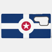 Samsung Galaxy S22 Ultra Hoesje Vlag van Indianapo (Achterkant horizontaal)