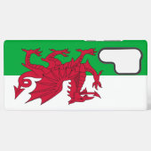 Samsung Galaxy S22 Ultra Hoesje Wales vlag (Achterkant horizontaal)