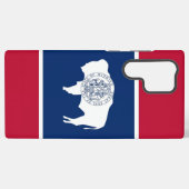 Samsung Galaxy S22 Ultra Hoesje Wyoming State (Achterkant horizontaal)