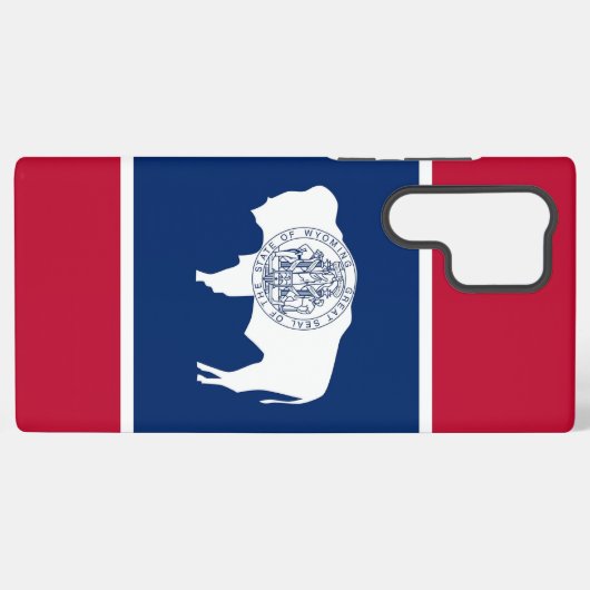 Samsung Galaxy S22 Ultra Hoesje Wyoming State (Achterkant horizontaal)
