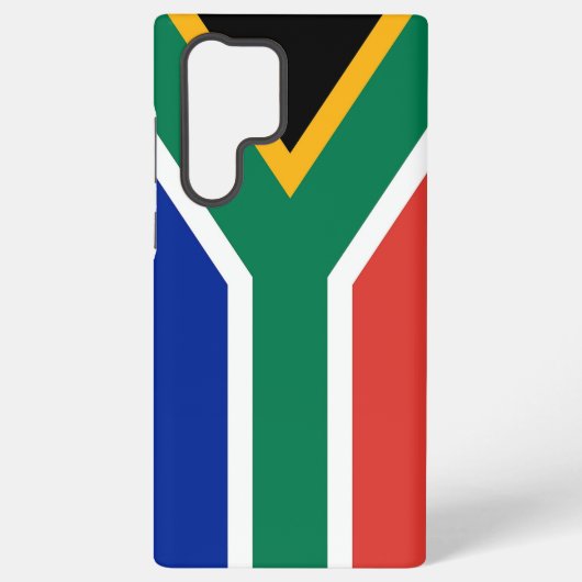 Samsung Galaxy S22 Ultra Hoesje Zuid-Afrika vlag (Achterkant)