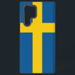 Samsung Galaxy S22 Ultra Hoesje Zweden vlag<br><div class="desc">Introductie van onze Samsung Galaxy S22 Ultra cover met de vlag van Zweden, ontworpen om bescherming te combineren met een viering van Zweeds erfgoed! Deze cover, vervaardigd met zorgvuldige aandacht voor detail, toont trots het iconische gele kruis op een blauwe achtergrond van de Zweedse vlag, die de geschiedenis, cultuur en...</div>