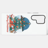 Samsung Galaxy S22 Ultra vrolijke kerst Hoesjes Samsung Galaxy Hoesje (Achterkant horizontaal)