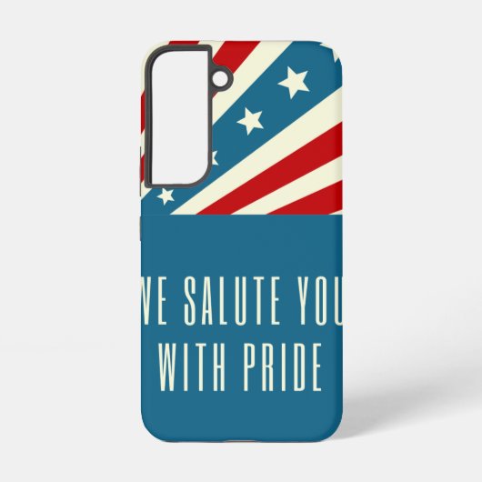 Samsung galaxy s22 USA flag case Hoesje (Achterkant)