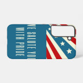 Samsung galaxy s22 USA flag case Hoesje (Achterkant horizontaal)