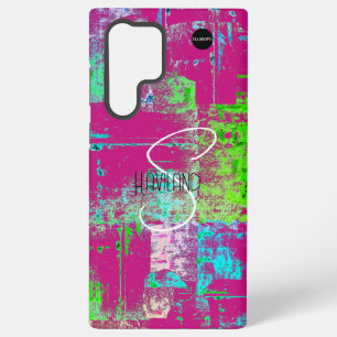 Samsung Hoesje Roze Mix Distressed HAMbyWG Samsung Galaxy Hoesje