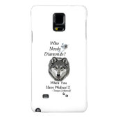Samsung Note 4 Case - Wolf Mountain Sanctuary (Achterkant)