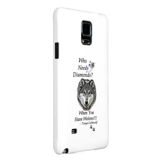 Samsung Note 4 Case - Wolf Mountain Sanctuary (Back/Rechts)