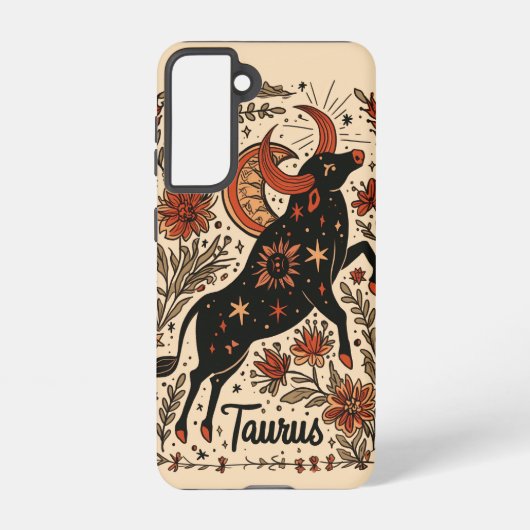 Samsung Phone Case Taurus Celestial Zodiac Art Galaxy Hoesje (Achterkant)