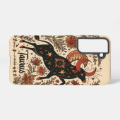Samsung Phone Case Taurus Celestial Zodiac Art Samsung Galaxy Hoesje (Achterkant horizontaal)