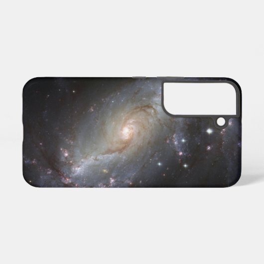 Samsung S22 Hoesjes met Galaxy Swirl Wallpaper Samsung Galaxy Hoesje (Achterkant horizontaal)