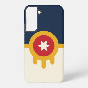 Samsung S22 Plus Hoesje Flag van Tulsa, Oklahoma Samsung Galaxy Hoesje