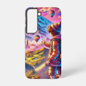 Samsung S22 telefoonhoesjes Samsung Galaxy Hoesje (Achterkant)