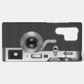 Samsung S22 Ultra case with a vintage camera Galaxy Hoesje (Achterkant horizontaal)