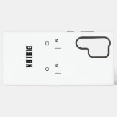 Samsung, telefoon, hoesje samsung galaxy hoesje (Achterkant horizontaal)