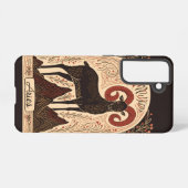 Samsung Telefoonhoes Ram Hemelse Zodiac Art Samsung Galaxy Hoesje (Achterkant horizontaal)