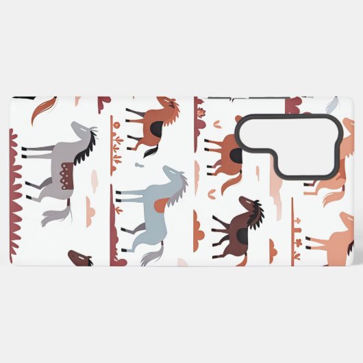 Samsung telefoonhoesje met abstracte afbeeldingen. samsung galaxy hoesje (Achterkant horizontaal)