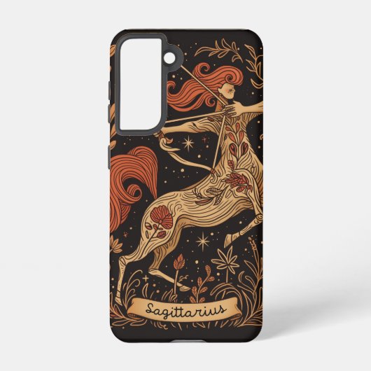 Samsung Telefoonhoesje Sagittarius Celestial Zodia Galaxy Hoesje (Achterkant)