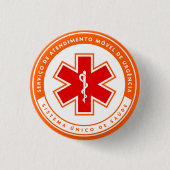 SAMU192 RONDE BUTTON 3,2 CM (Voorkant)