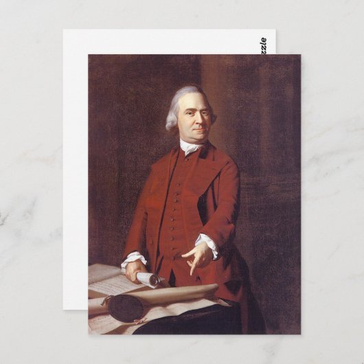 Samuel Adams Briefkaart (Voorkant / Achterkant)