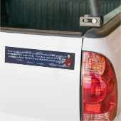 Samuel Adams citeert over onwetendheid en kennis Bumpersticker (Op Truck)