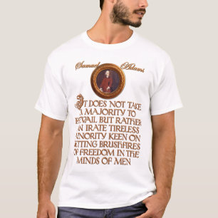 Samuel Adams en de Boston Tea Party T-shirt