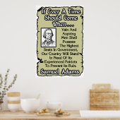 Samuel Adams: ervaren patriotten Poster (Keuken)