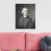 Samuel Adams, gegraveerd door G.F. Storm (fl.c.183 Canvas Afdruk (Insitu (Woonkamer))