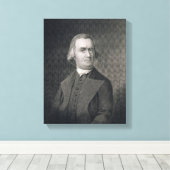 Samuel Adams, gegraveerd door G.F. Storm (fl.c.183 Canvas Afdruk (Insitu (Houten vloer))