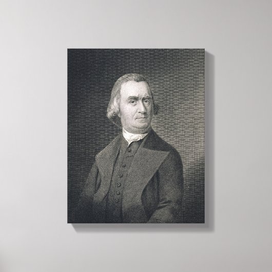 Samuel Adams, gegraveerd door G.F. Storm (fl.c.183 Canvas Afdruk (Voorkant)