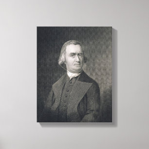 Samuel Adams, gegraveerd door G.F. Storm (fl.c.183 Canvas Afdruk