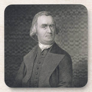 Samuel Adams, gegraveerd door G.F. Storm (fl.c.183 Onderzetter