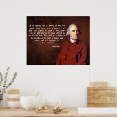 Samuel Adams God Poster (Keuken)