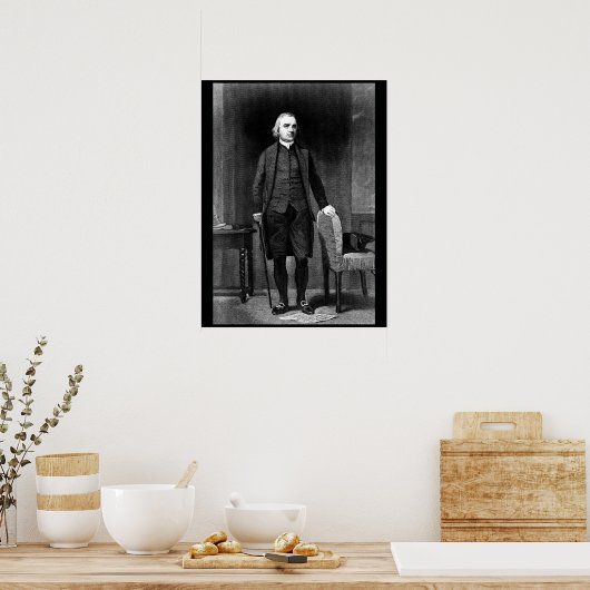Samuel Adams. Kopie van het graven after_War Afbee Poster (Keuken)