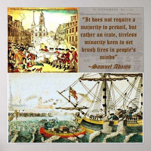 Samuel Adams - Opstand in Boston Poster (Voorkant)
