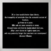 Samuel Adams - Poster (Voorkant)