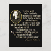 Samuel Adams Quote Briefkaart (Voorkant)
