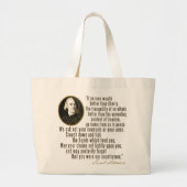 Samuel Adams Quote Grote Tote Bag (Voorkant)